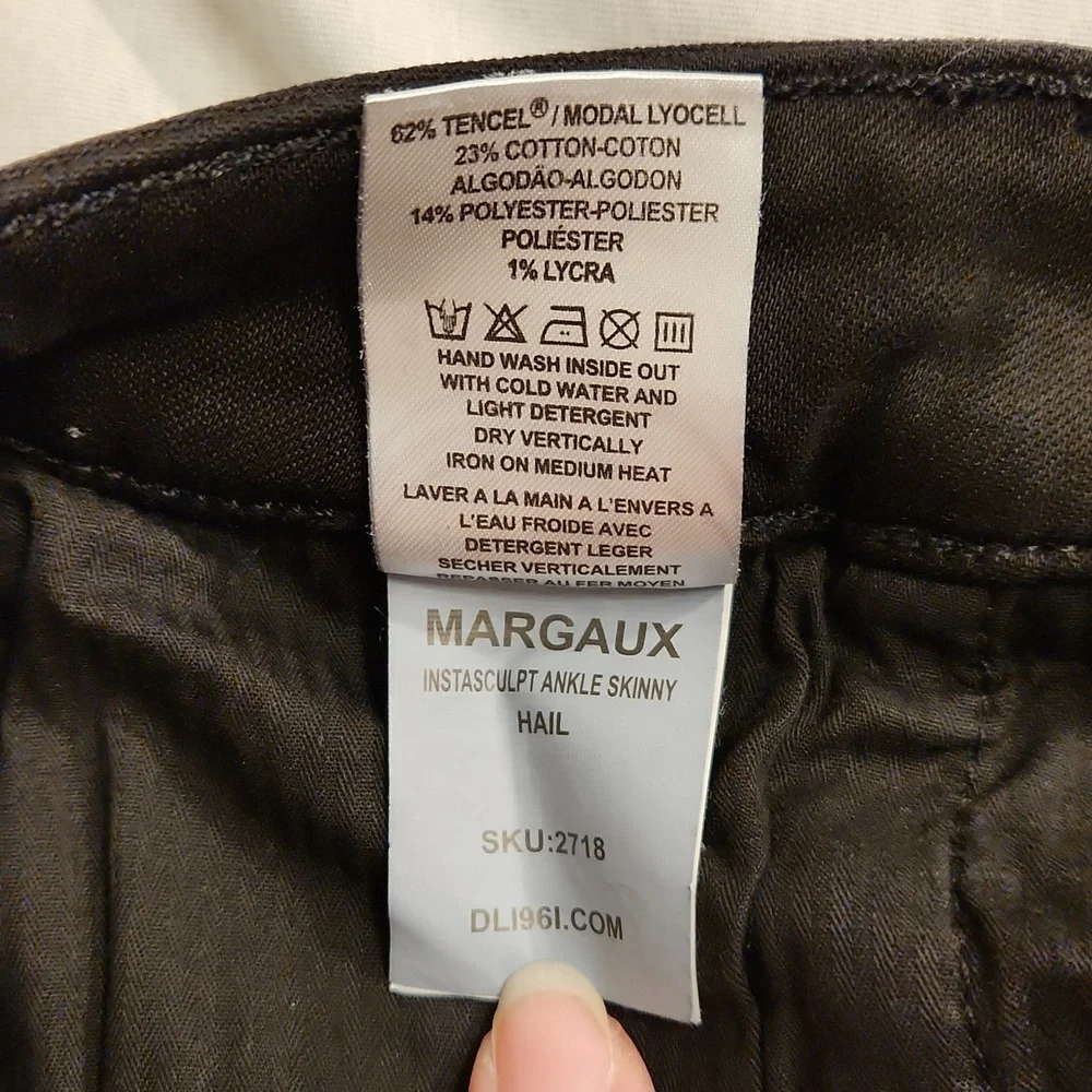 DL1961 jeans Margaux Instasculpt‎ Ankle Skinny women's 29 Black
